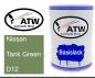 Preview: Nissan, Tank Green, D12: 500ml Lackdose, von ATW Autoteile West.